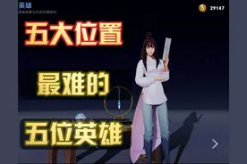 王者荣耀：在峡谷五大位置中，难度最高的英雄，或许就是这五位了图片