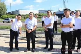 九台区代区长李欣到长春九台经济开发区调研图片