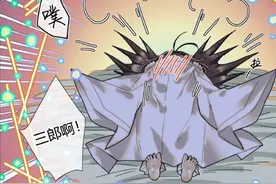 花怜同榻夜谈，三郎谈论鬼王趁机调侃哥哥，谢怜害羞躲进被子图片
