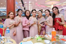 去老挝旅游记录老挝豪门婚礼现场和美丽的老挝新娘（第二季）图片