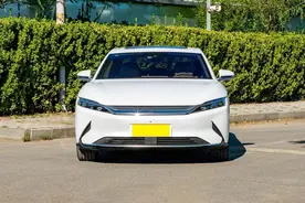 20.98万起，长近5米，搭载刀片电池最长续航605km，比亚迪汉EV图片