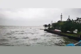 海口部分区域出现海水倒灌，气象台科普来了→图片