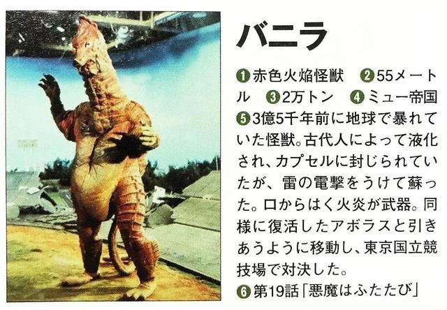 初代奥特曼怪兽图鉴