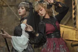 十几岁的女孩超喜欢的穿搭，暗黑风lolita，甜美的像是夏天的风图片
