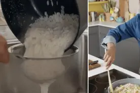 BBC做炒饭奇葩操作惹怒亚裔小哥，小哥忍不住约上女主持教做饭图片