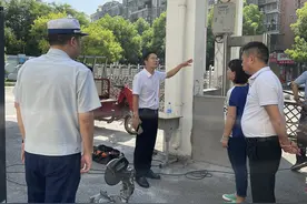 王光实地调研校园安全工作图片