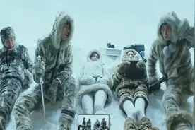 赏金猎人团队执行任务，跑来北极来保护企鹅，宝宝太搞笑了视频封面