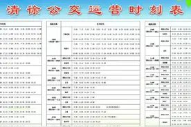 最全发布！清徐公交25条免费运营线路，具体运营时间图片
