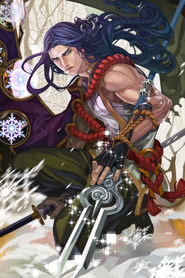 唯美国漫风格《三国罗曼史》游戏卡牌高清原画 女性版三国人物欣赏