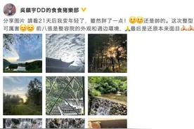 吴镇宇12岁儿子变化好大，幼态全无长出小胡子，眼角伤疤很明显图片