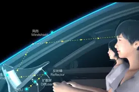 华为推出汽车AR抬头显示HUD技术，可将前挡风玻璃变成智能屏幕图片