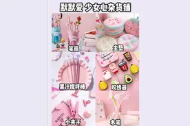 高颜值文具，ins风少女心满满，手帐学生必备图片