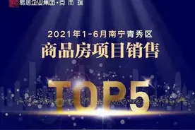 2021上半年南宁各城区楼盘销售排行榜揭晓，你买的房子上榜了吗？图片