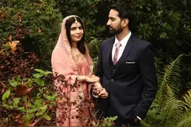 24岁马拉拉在英国大婚，打破传统自己选新郎，帅气的板球管理者图片