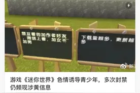 迷你世界涉黄下架，污聊，骗照，互看，拿什么来保护我们的孩子？图片