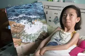 病床上的“女梵高”张俊莉：8岁瘫痪卧床，却画出绝美星辰图片