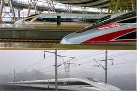 复兴号动车组与和谐号动车组的区别，差距蛮大的图片