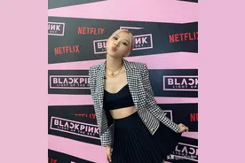 秋季必备格纹西装，blackpink全员入坑，太显气质了图片