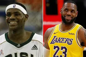 变化大不？NBA众星今昔对比照来袭，詹姆斯、库里、哈登齐现身图片