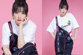 40+柳岩穿上背带裤宛如高中生，清纯减龄太亮眼，扮嫩效果太成功图片