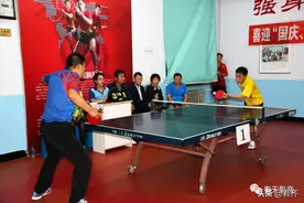 齐齐哈尔身边事：“动岚游泳健身会馆杯”晚班乒乓球友谊赛图片