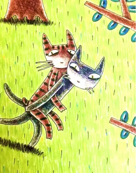 绘本推荐 |《虎斑猫和黑猫》一个温暖人心的友情故事