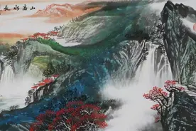 名画赏析：郑百重国画作品谁来评论一下怎么样？图片