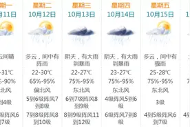 阵风11-12级！珠海再发台风预警，超巨型台风“圆规”比上回更大风！图片