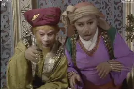 《西游记》拍摄幕后，三位特型演员出场，金圣宫娘娘玉殒他乡图片