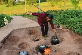 重庆神奇地火村，燃烧60年从不熄灭，村民活用免费能源烧水煮饭图片