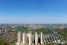 航拍河南许昌恒达·北海龙城图片