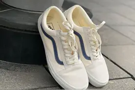 极简复古风，这双蓝白VANS入手没商量图片