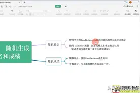 在Excel中随机生成姓名和成绩图片