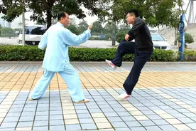 「释疑」太极推手中被发放者的蹦跳、雀跃是假装还是真实？图片