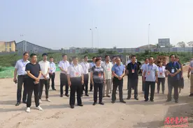 富平县政协视察庄里试验区重点项目建设情况图片