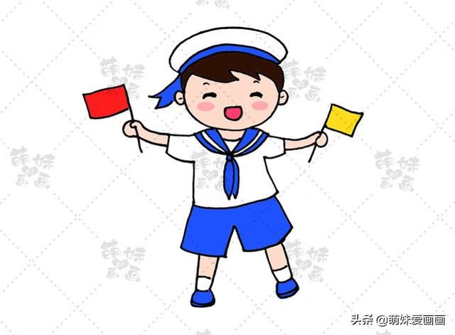 国庆节学画卡通人物简笔画，你喜欢哪一个呢？