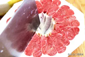 别再费力剥柚子皮了，轻触柚子身上的小机关，几秒钟去皮，真实用图片