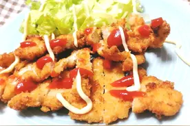 孩子喜欢吃的炸鸡排！在家中也能轻松做出来，味道不比外面卖的差图片