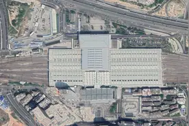 卫星俯瞰福建省各地级市主要火车站图片