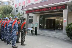 光荣入伍！华州街道五名热血青年奔赴军营图片