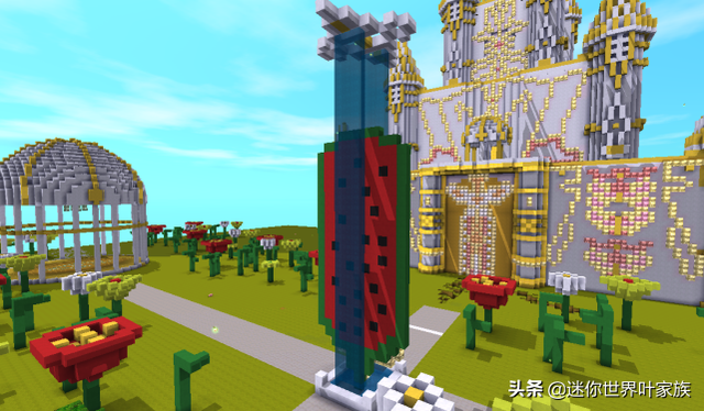 迷你世界：地图评测-暮色城堡，童话般的城堡