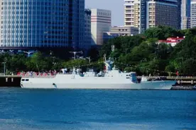 中国056护卫舰下饺子，让俄军迷羡慕不已！呼吁俄海军购买图片
