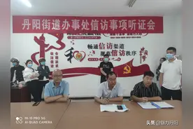 丹阳街道：书记公开接访，面对面为民解忧图片