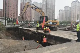 郑州工人路航海路金水河桥塌陷，目前情况如何？最新抢修进展来了图片