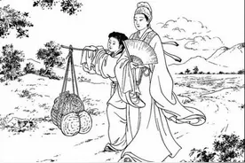 民间故事：神秘少女图片
