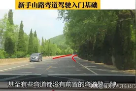新手山路弯道驾驶入门基础，读懂标牌标线，控制好三个风险点图片