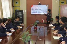 把青春献给祖国 ——省武威处团总支“庆国庆、迎中秋”主题团课开讲啦图片