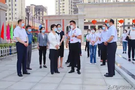 王翠凤副省长深入六安市皋城小学调研校园安全工作图片