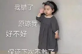 表情包：我错了，原谅我好不好，保证下次不敢图片