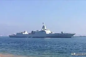 第三艘055万吨大驱延安舰试航归来 外表与众不同图片